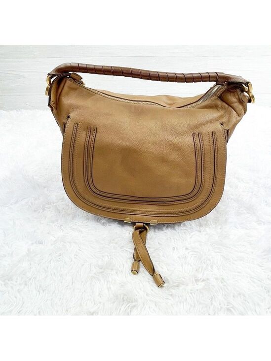 Chloe Handbags - Chloe Marcie Large Hobo Leather Shoulder Bag